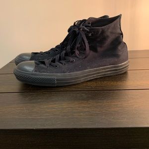 Black high top Converse